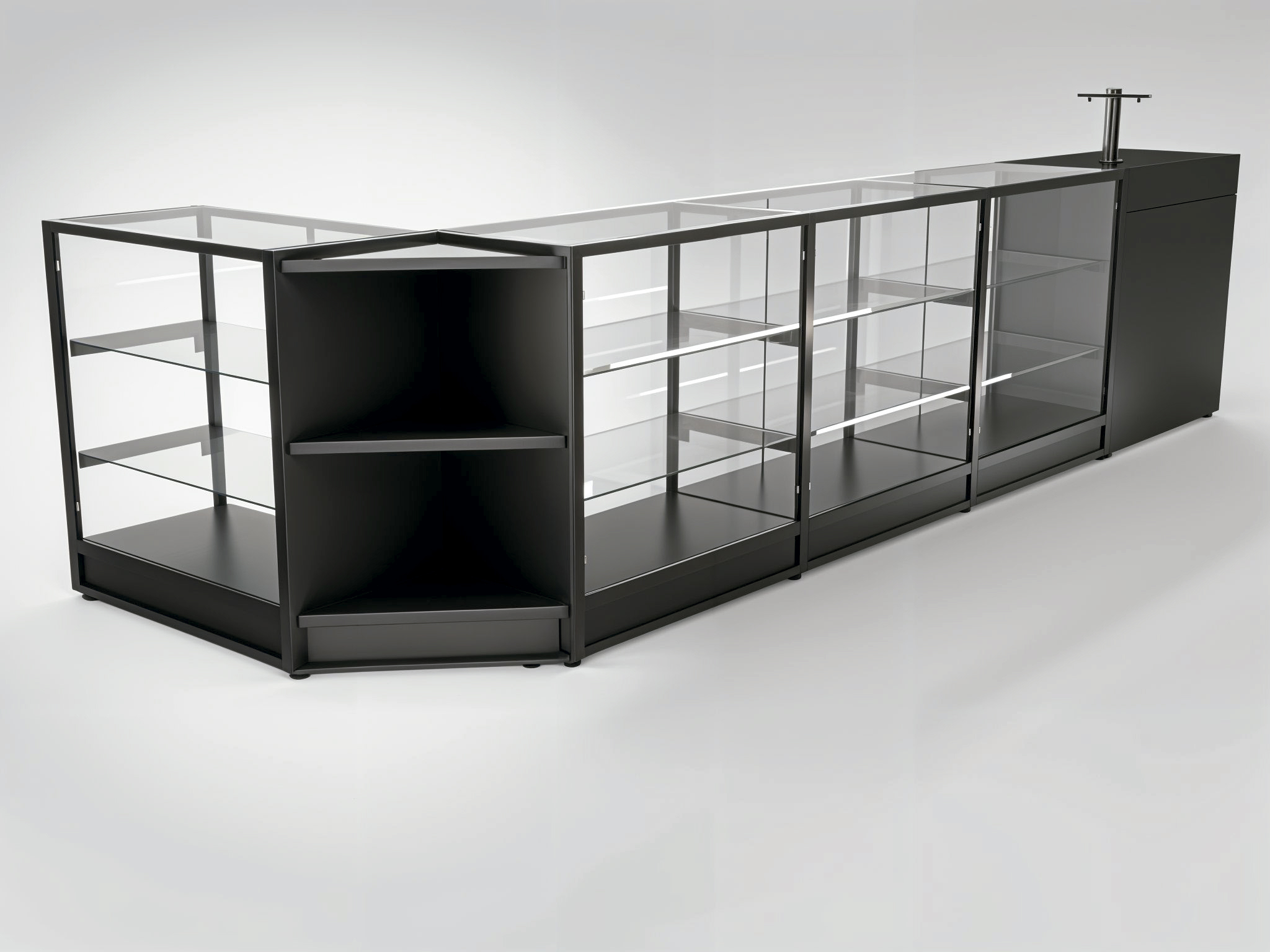Balcão Vitrine Metal / Vidro